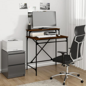 Desk Brown oak Engineered wood Small Desk Rectangular