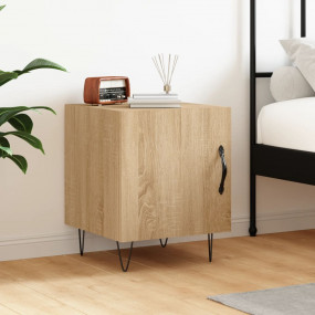 Bedside Cabinet Sonoma oak Engineered wood Medium Bedsi...