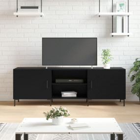 TV Cabinet Black Engineered wood 59.1 x 11.8 x 19.7 in ...