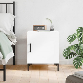 Bedside Cabinet White Engineered wood Medium Bedside Ca...
