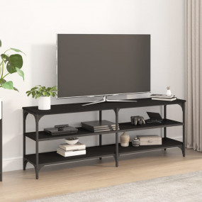 TV Cabinet Black Engineered wood, iron 55.1 x 11.8 x 19...