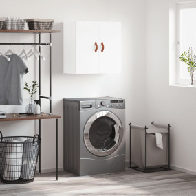 Wall Cabinet High gloss white Engineered wood 23.6 x 12...