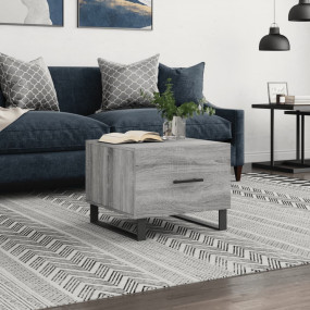 Coffee Table Grey sonoma Engineered wood, iron Medium