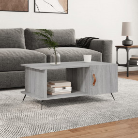 Coffee Table Grey sonoma Engineered wood, iron Storage
