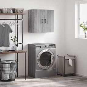 Wall Cabinet Grey Sonoma Engineered Wood Medium Wall Ca...