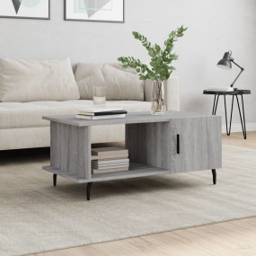 Coffee Table Grey Sonoma Engineered Wood Medium Coffee ...