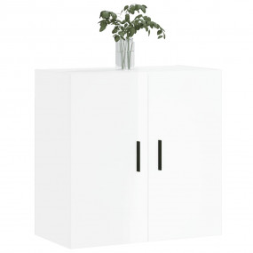 Wall Cabinet High gloss white Engineered wood Medium Wa...