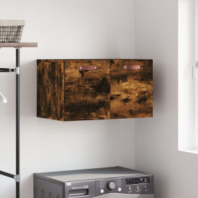 Wall Cabinet Smoked oak Engineered wood Compact Wall Ca...