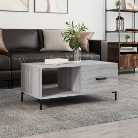 Coffee Table Gray Sonoma Engineered Wood Medium Coffee ...