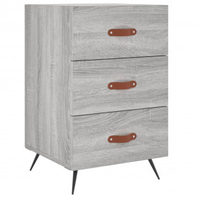 Bedside Cabinet Grey sonoma