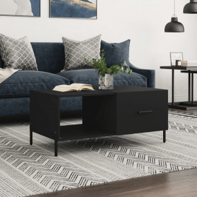 Coffee Table Black Engineered wood and metal Medium Cof...