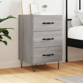 Bedside Cabinet Grey Sonoma Engineered wood 15.7x15.7x2...