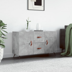 Sideboard Concrete gray Engineered wood, metal Medium S...