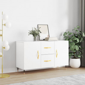 Sideboard White Engineered wood, metal Sideboard Rectan...