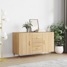 Sideboard Sonoma oak Engineered wood, Metal Medium Side...