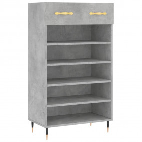 Shoe Cabinet Concrete grey Engineered wood, iron, alumi...