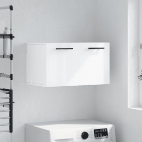 Wall Cabinet High gloss white Engineered wood Medium Wa...