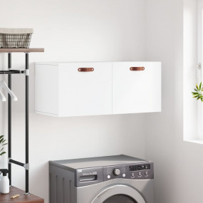 Wall Cabinet White Engineered wood Medium Wall Cabinet