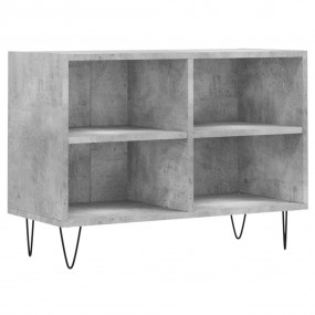 TV Cabinet Concrete Grey Engineered Wood Medium