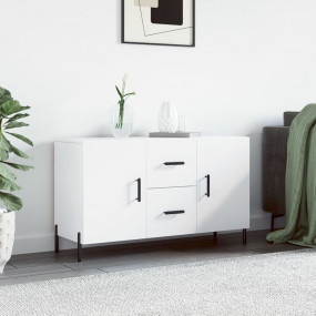 Sideboard White Engineered wood, Metal Medium Sideboard