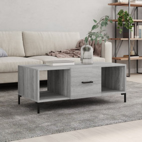 Coffee Table Gray Sonoma Engineered wood, Iron Medium