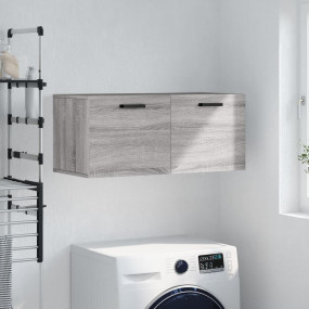 Wall Cabinet Grey Sonoma Engineered Wood Medium Wall Mo...