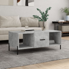 Coffee Table Concrete Grey Engineered wood, iron