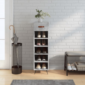 Shoe Cabinet Concrete Grey Engineered wood, iron, faux ...