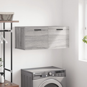 Wall Cabinet Gray Sonoma Engineered Wood Medium Wall Ca...