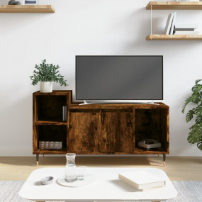 TV Cabinet Smoked oak Engineered wood, metal