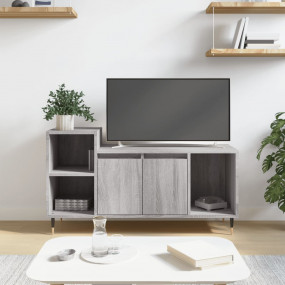 TV Cabinet Grey Sonoma Engineered wood, Metal Medium TV...