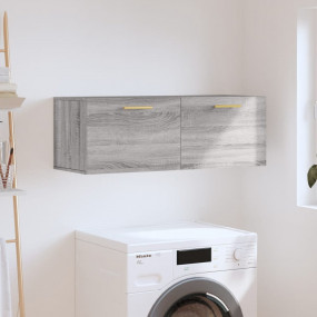 Wall Cabinet Grey Sonoma Engineered wood Medium Wall Ca...