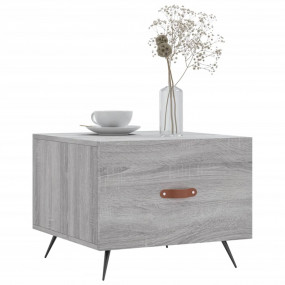 Coffee Table Grey Sonoma Engineered wood, Iron Compact
