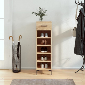 Shoe Cabinet Sonoma Oak Engineered wood Medium Shoe Cab...