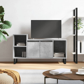 TV Cabinet Concrete gray Engineered wood, metal Large T...
