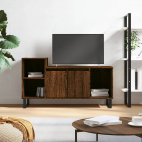 TV Cabinet Brown Oak Engineered wood, metal 39.4 x 13.8...