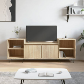 TV Cabinet Sonoma Oak Engineered Wood 63 in TV Cabinet