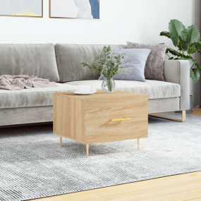 Coffee Table Sonoma Oak Engineered Wood Medium Coffee T...
