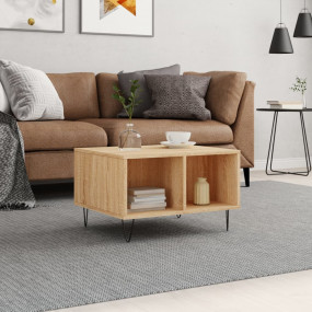 Coffee Table Sonoma Oak Engineered wood, metal Medium