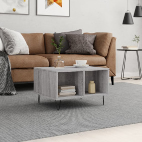 Coffee Table Grey Sonoma Engineered Wood 23.6 x 19.7 x ...