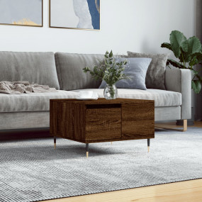Coffee Table Brown oak Engineered wood, metal Medium Co...