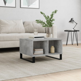 Coffee Table Concrete gray Engineered wood, metal Mediu...