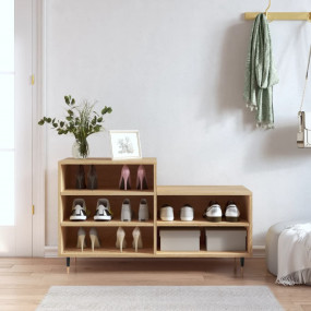 Shoe Cabinet Sonoma oak Engineered wood Medium Shoe Cab...