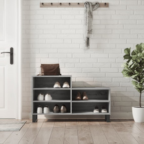 Shoe Cabinet Grey Sonoma Engineered Wood Medium Shoe Ca...