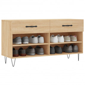 Shoe Bench Sonoma Oak Engineered wood Medium Shoe Bench