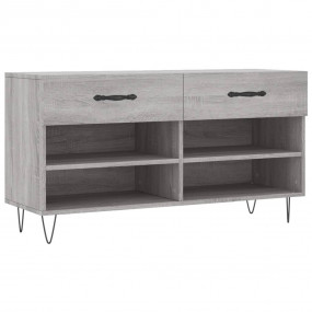 Shoe Bench Gray sonoma Engineered wood Medium Shoe Benc...