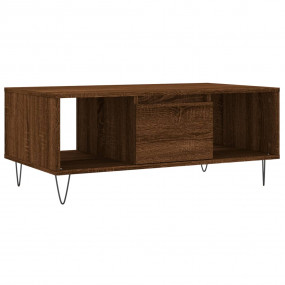 Coffee Table Brown oak Engineered wood, metal Medium Co...