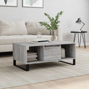 Coffee Table Grey Sonoma Engineered wood, Metal Medium