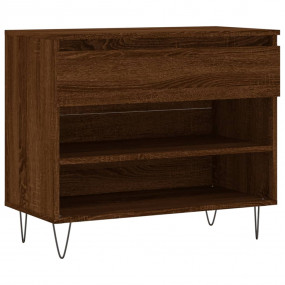 Shoe Cabinet Brown Oak Engineered wood Medium Shoe Cabi...
