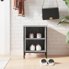 Shoe Cabinet Grey sonoma Engineered wood Small Shoe Cab...